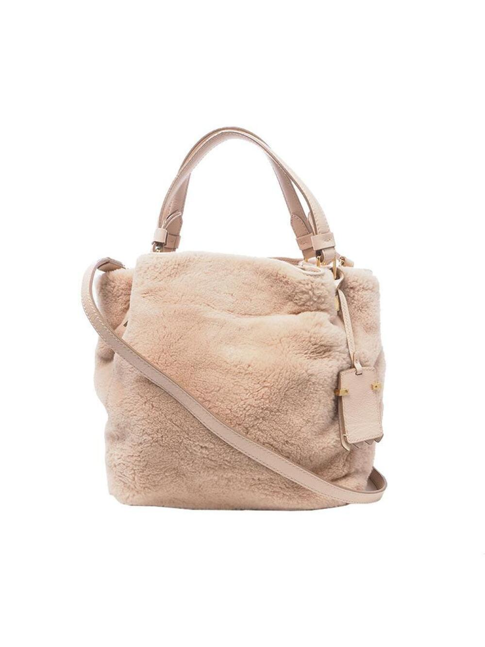 Tod's Rabbit Fur Flower Crossbody Bag #353568F64B